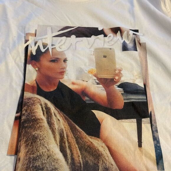 NWOT Interview Magazine Founding Member Limited Edition Tee Shirt. Size Large. - Picture 3 of 5